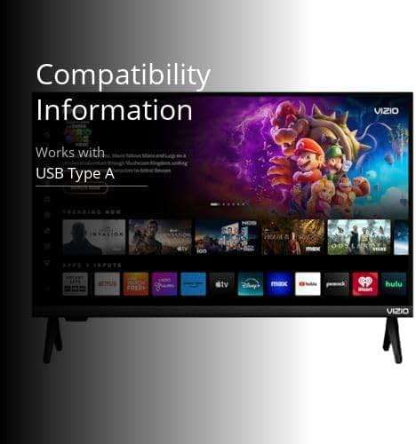 VIZIO 24" Inches VHD24M-0810 Class V-Series HD (1080p) Smart LED TV - Full Array Backlighting, Smart TV with Apple AirPlay, Chromecast, Alexa Compatibility (Renewed) - Image 3