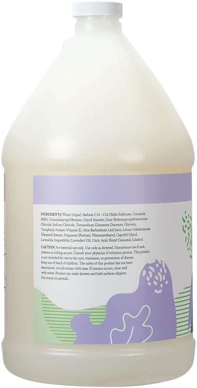 Ginger Lily Farms Botanicals Nourishing Body Wash, 100% Vegan & Cruelty-Free, Bath & Shower Gel for Men and Women, Lavender Chamomile Scent, 1 Gallon Refill (128 fl oz) - Image 3