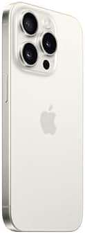 Apple iPhone 15 Pro, 128GB, White Titanium - Locked to Cricket Wireless (Renewed) - Image 2