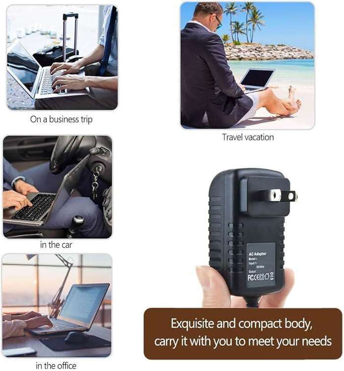 SKKSource 18V Charger Compatible with Hypervolt Massage Gun PowerHyperice Charger Hypervolt Go 2 Pro 55200 001-00 Hyperice 2 Pro Hypervolt 2 Model 53200 038-00 Vyper 3/2/Go Massage Gun DC Power Cord - Image 3