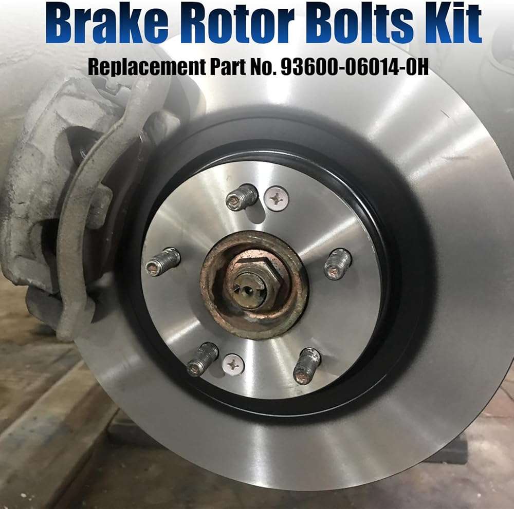 8 PCS Stainless Steel Brake Disc Rotor Screws, Brake Disc Rotor Screws for Front and Rear, 93600-06014-0H, Disc Brake Fixing Screw Compatible with Honda, Acura, Hyundai and Kia Models - Image 4
