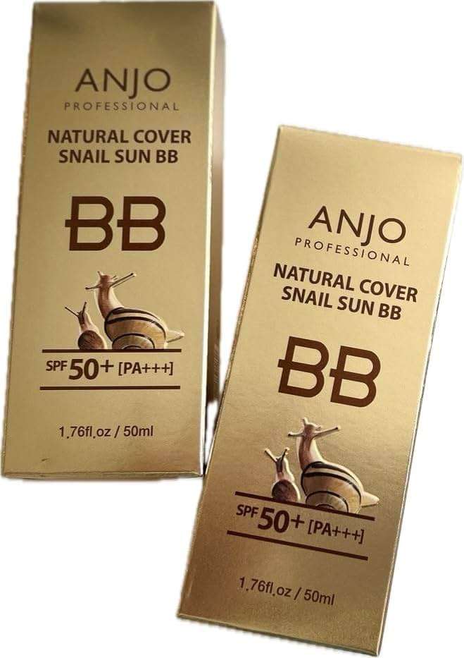 Natural Cover Snail Sun BB Cream SPF 50+PA+++ 50ml X 1EA / Makeup Base/Snail Mucus/Korean Cosmetics - Image 2