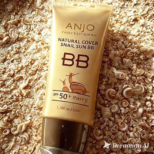 Natural Cover Snail Sun BB Cream SPF 50+PA+++ 50ml X 1EA / Makeup Base/Snail Mucus/Korean Cosmetics - Image 3