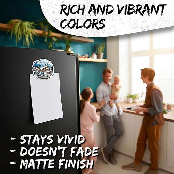 Keystone Colorado Magnet 4 Inch 2-Pack City USA – Strong Vinyl Decorative Travel Magnets for Fridge Locker Kitchen Office – Cute Fun Aesthetic Cool Durable & Long-Lasting Souvenir ID44999 - Image 4