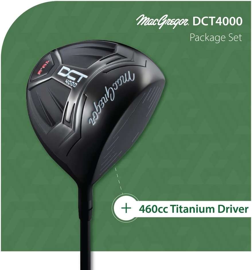 MacGregor Golf DCT4000 Golf Clubs Set with Bag, Mens Right Hand (12 Clubs / 16 Pieces) - Image 3
