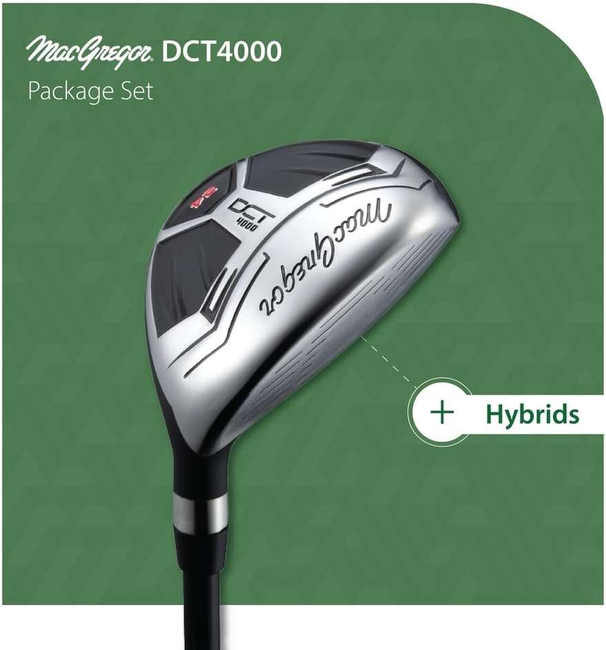 MacGregor Golf DCT4000 Golf Clubs Set with Bag, Mens Right Hand (12 Clubs / 16 Pieces) - Image 4