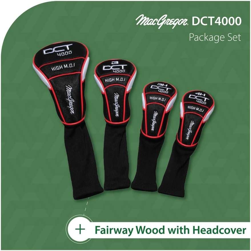 MacGregor Golf DCT4000 Golf Clubs Set with Bag, Mens Right Hand (12 Clubs / 16 Pieces) - Image 8