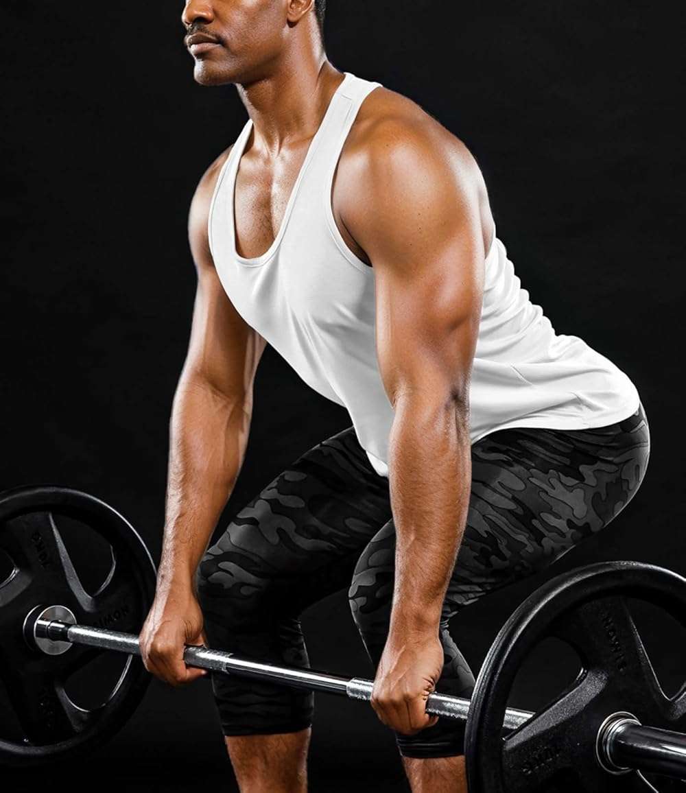 Boyzn Men's 1, 3 or 5 Pack Y-Back Workout Tank Tops, Athletic Muscle Gym Tank Tops, Fitness Bodybuilding Sleeveless T-Shirts - Image 3