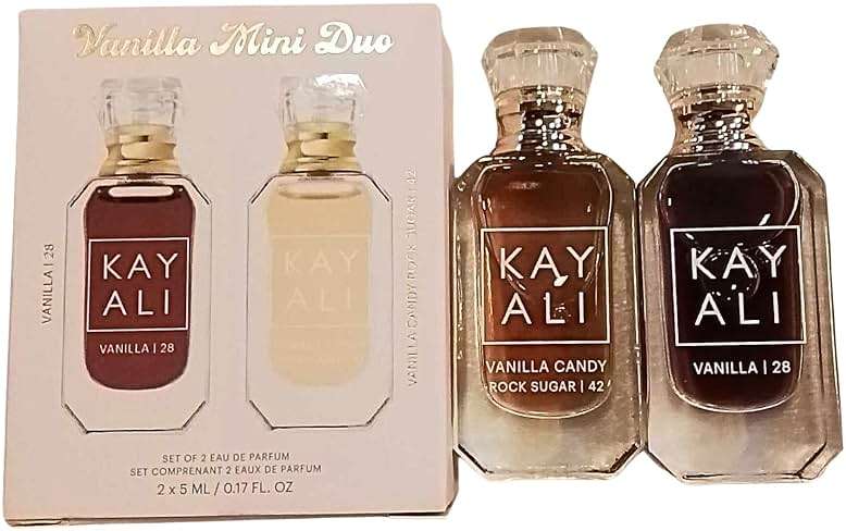 KAYALI Mini Vanilla Perfume Duo Set 2 X 5 ml (Vanilla Candy Rock Sugar 42 Eau de Parfum and Vanilla 28 Eau de Parfum) - Image 3