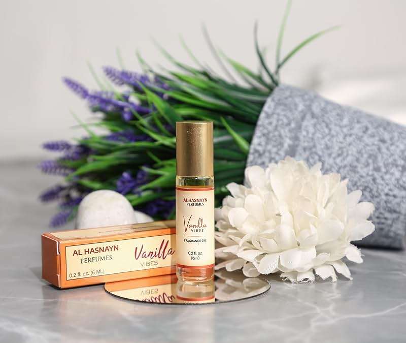 AL HASNAYN Vanilla vibes Fragrance Oil Roll-On Perfume 6ML 0.20 fl oz |Rollerball perfume |Alcohol free| Long Lasting | Gifts for men women| - Image 3