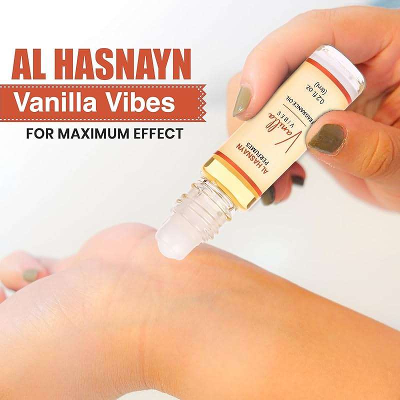 AL HASNAYN Vanilla vibes Fragrance Oil Roll-On Perfume 6ML 0.20 fl oz |Rollerball perfume |Alcohol free| Long Lasting | Gifts for men women| - Image 5