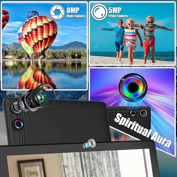 HiGrace Android Tablet, 14GB RAM+64GB ROM (TF 1TB), 11 inch Android 14 Octa-Core, 6800mAh, Widevine L1, WiFi 6, 8 in 1 Tablet with Keyboard, Mouse, Protective Case, Stylus, Headset, Charger- Black - Image 7