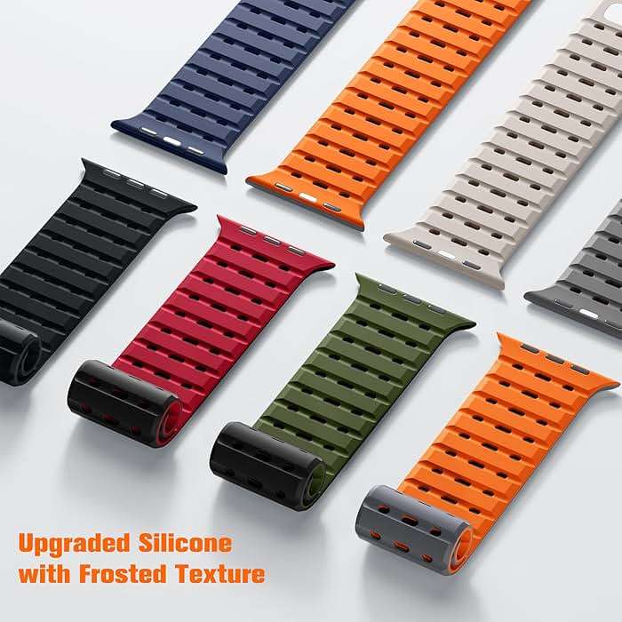 Bandletic Fidlock R-Nylon Magnetic Band + R-Lite Fit Magnetic Band Compatible with Apple Watch Ultra 2/Ultra (49mm, 46mm, 45mm, 44mm, 42mm, 41mm, 40mm) - Image 9