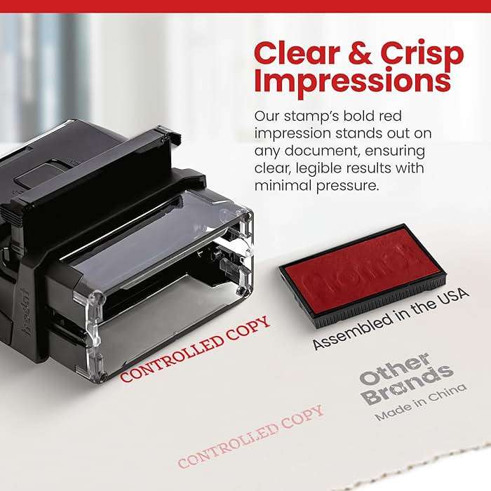 Promot Controlled Copy - Self Inking Rubber Stamp - Ink Stamps - Image 4