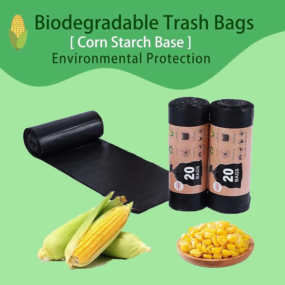Biodegradable Camping Toilet Waste Bags & Trash Bags, 8 Gallon Compostable Porta Potty Liners for Outdoor, Hiking, and Travel, Leak-Proof and Odorless Design for 5 Gallon Buckets - Image 3