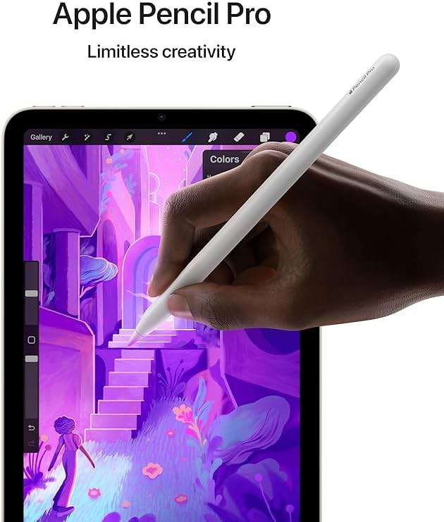 Apple iPad mini (A17 Pro): Apple Intelligence, 8.3-inch Liquid Retina Display, 128GB, Wi-Fi 6E, 12MP Front/12MP Back Camera, Touch ID, All-Day Battery Life — Blue - Image 3