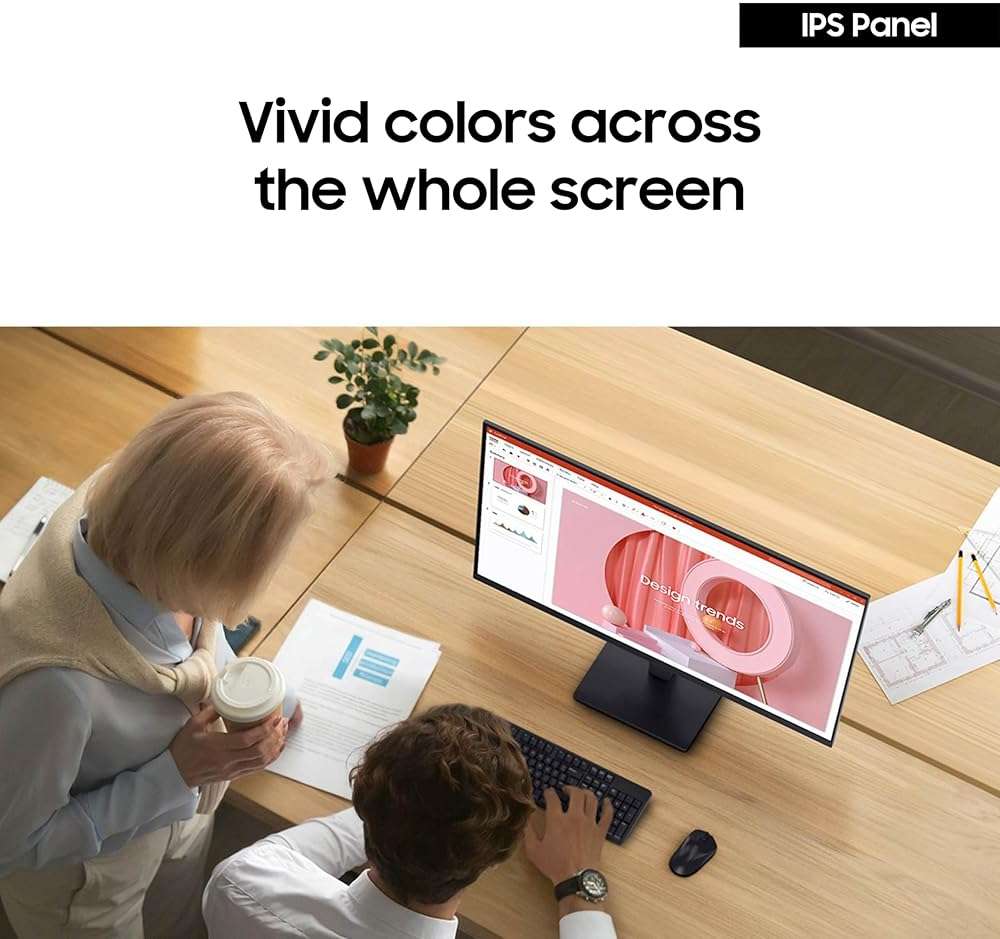 Samsung 27" (S30GD) Essential Monitor with IPS Panel and Tilt Only Stand, 100Hz Refresh Rate, Ergonomic Design, Advanced Eye Care, Game Mode, LS27D304GANXZA - Image 5