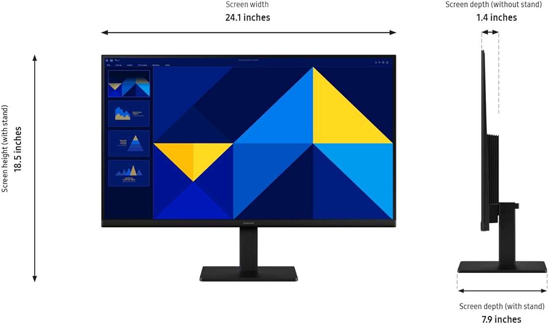 Samsung 27" (S30GD) Essential Monitor with IPS Panel and Tilt Only Stand, 100Hz Refresh Rate, Ergonomic Design, Advanced Eye Care, Game Mode, LS27D304GANXZA - Image 7
