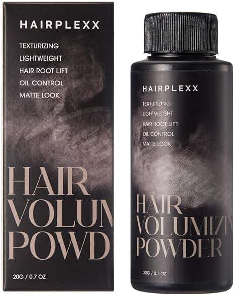 Hairplexx Hair Volumizing Powder for Men & Women, Instant Texturizer & Root Lifter for Fine/Thin/Oily Hair, Easy to Apply, Natural Ingredients, Weightless & Residue-Free - Image 1