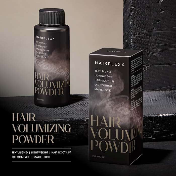 Hairplexx Hair Volumizing Powder for Men & Women, Instant Texturizer & Root Lifter for Fine/Thin/Oily Hair, Easy to Apply, Natural Ingredients, Weightless & Residue-Free - Image 10