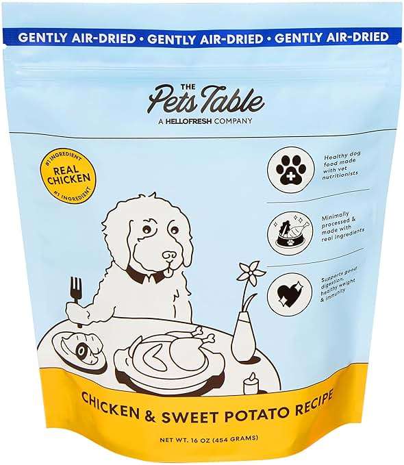 The Pets Table Chicken & Sweet Potato Air Dried Dog Food, 1 lb / 16 oz Bag - Image 1