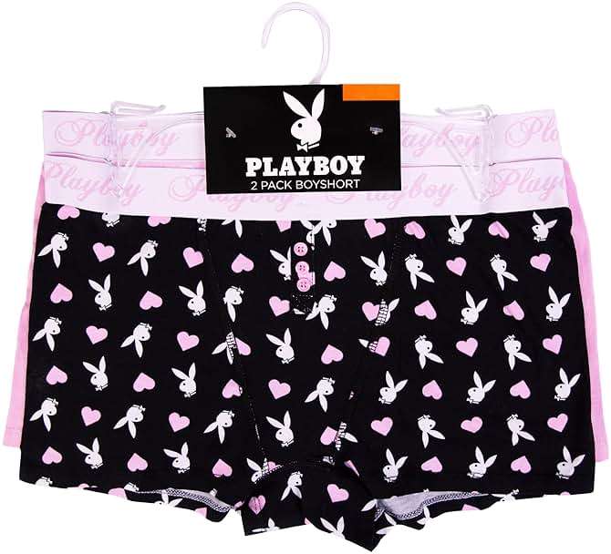 Playboy womens Juniors Ladies Bunny Print Underwear and Sports Bra Sets in Sizes Xxs-xl - Image 2