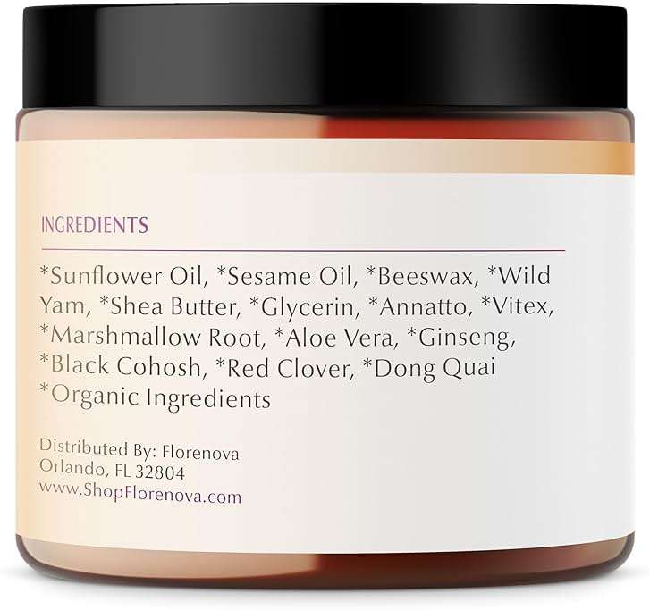 Organic Wild Yam Cream for Women’s Midlife Wellness – Skin Nourishment & Emotional Stability – Wild Yam Cream Organic Formula with Black Cohosh, Vitex Red Clover, Vitamins, & Minerals – 2Fl oz - Image 9