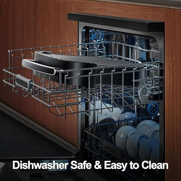 Large Air Fryer 6QT, 11-in-1 Fast Cooking Air Fryer with Top & Bottom Heating, No Flip Needed, Quiet 50dB, Family Size Digital Air Fryer for Healthy Meals, Fits a 12" Pizza or Steaks - Image 9