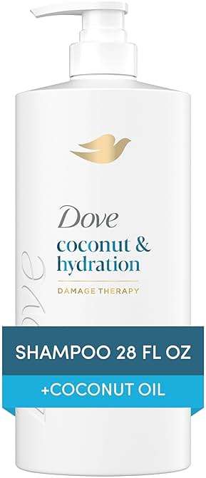 Dove Shampoo Coconut & Hydration for Dry Hair with Bio-Protein Care Technology and Coconut Oil 28 Fl Oz - Image 3
