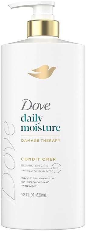 Dove Conditioner Daily Moisture for Dry Hair with Bio-Protein Care Technology and Hyaluronic Serum 28 Fl Oz - Image 1