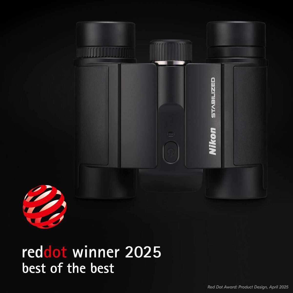Nikon STABILIZED 10x25 Binoculars - Optical Image Stabilization, Blur-Free View, Waterproof Design, 10x Magnification for Hunting, Birdwatching & Outdoor Activities - Image 2
