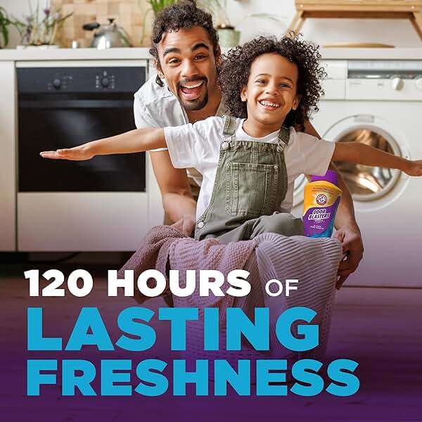 ARM & HAMMER Odor Blasters In-Wash Scent Booster, Laundry Scent Booster Fresh Burst Scent, 45 Oz - Image 5