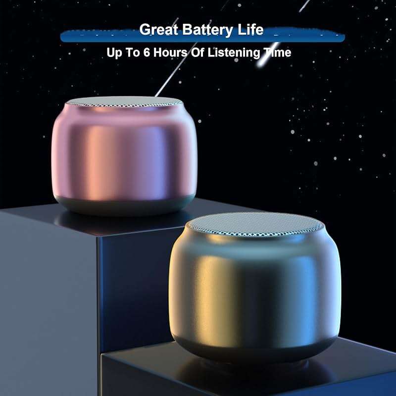 Xmenha Wireless Mini Portable Bluetooth Speaker Soeaker Portable Speakers with Bluetooth Parlantes Bocinas Bafles Blue Tooth Speakers Small Speaker Wireless for iPhone Android - Image 2