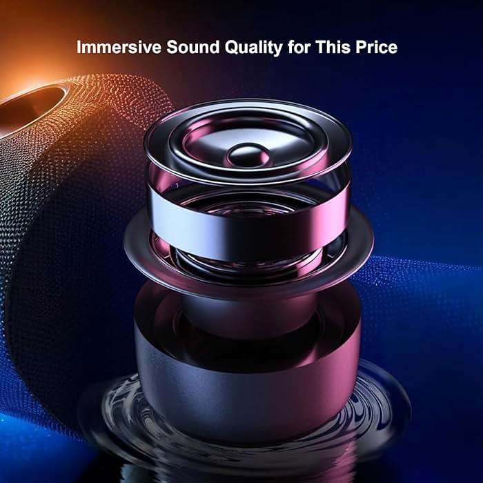 Xmenha Wireless Mini Portable Bluetooth Speaker Soeaker Portable Speakers with Bluetooth Parlantes Bocinas Bafles Blue Tooth Speakers Small Speaker Wireless for iPhone Android - Image 5