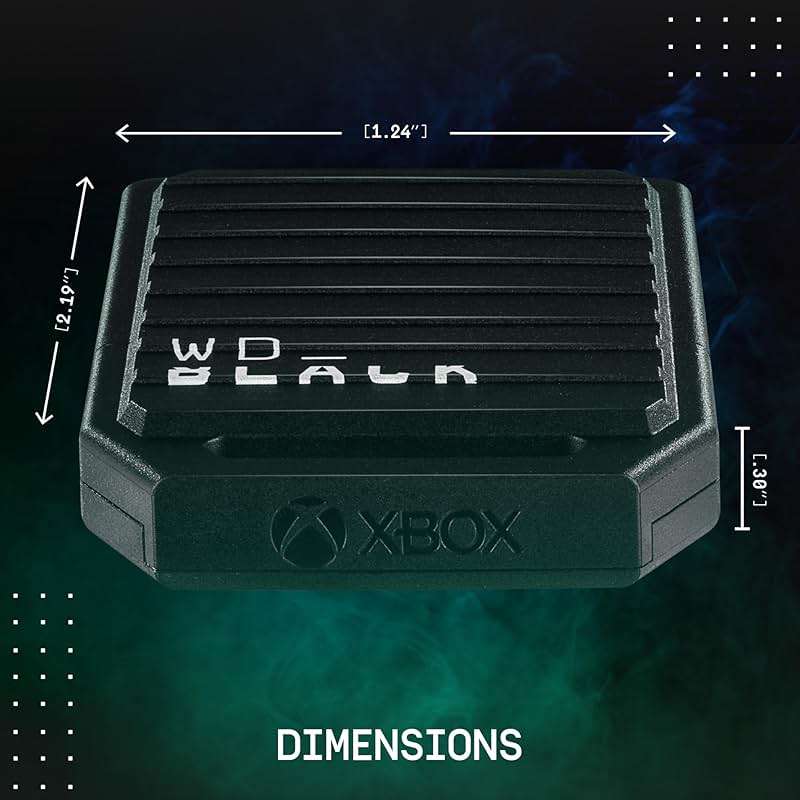 WD_Black 2TB C50 Storage Expansion Card, Officially Licensed for Xbox – Quick Resume, Plug & Play, NVMe SSD Expansion for Xbox Series X|S Gaming Consoles - WDBMPH0020BNC-WCSN - Image 2