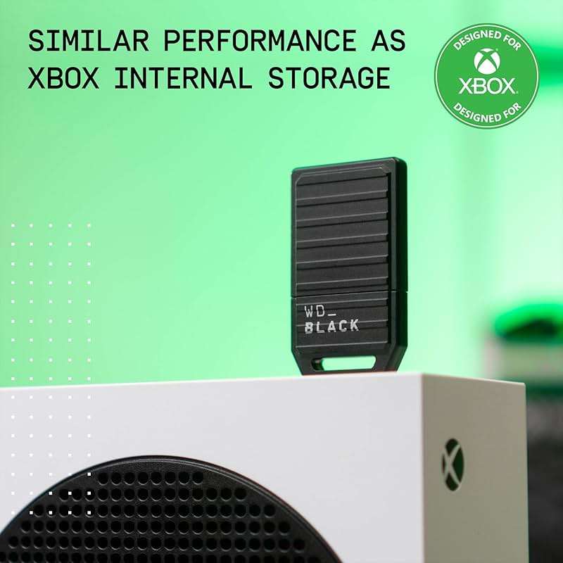 WD_Black 2TB C50 Storage Expansion Card, Officially Licensed for Xbox – Quick Resume, Plug & Play, NVMe SSD Expansion for Xbox Series X|S Gaming Consoles - WDBMPH0020BNC-WCSN - Image 3