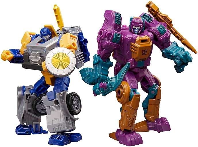 Transformers Age of The Primes Wreck ‘n Doom Collection Fisitron and Carnivac 5.5-inch Converting Action Figure 2-Pack, Robot Toys, Ages 8+ (Amazon Exclusive) - Image 1