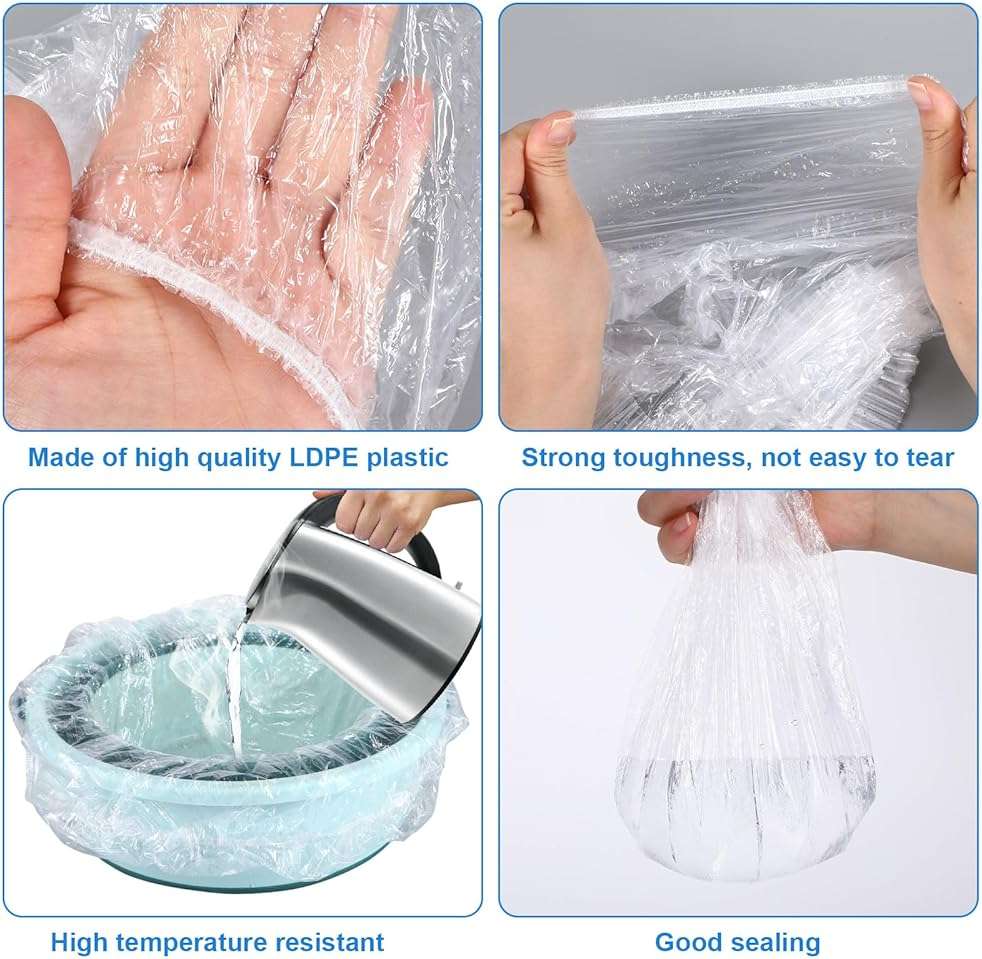 Transparent Pedicure Liners Disposable, Pedicure Bowl Liners with Elastic Band, Unbreakable Foot Bath Pedi Liners Disposable, Fits Most Pedicure Tub, for Pedicure Foot Spa Home Use (25pcs) - Image 4