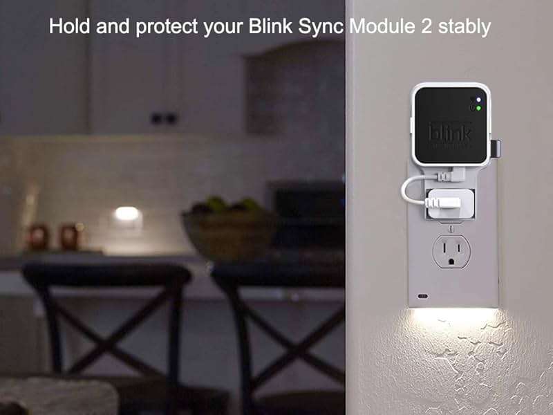 256GB USB Flash Drive with Outlet Wall Mount for Blink Sync Module 2, Space-Saving Mount Bracket Holder for Blink Outdoor/Indoor Security System (Sync Module 2 is NOT Included),1Pack - Image 6