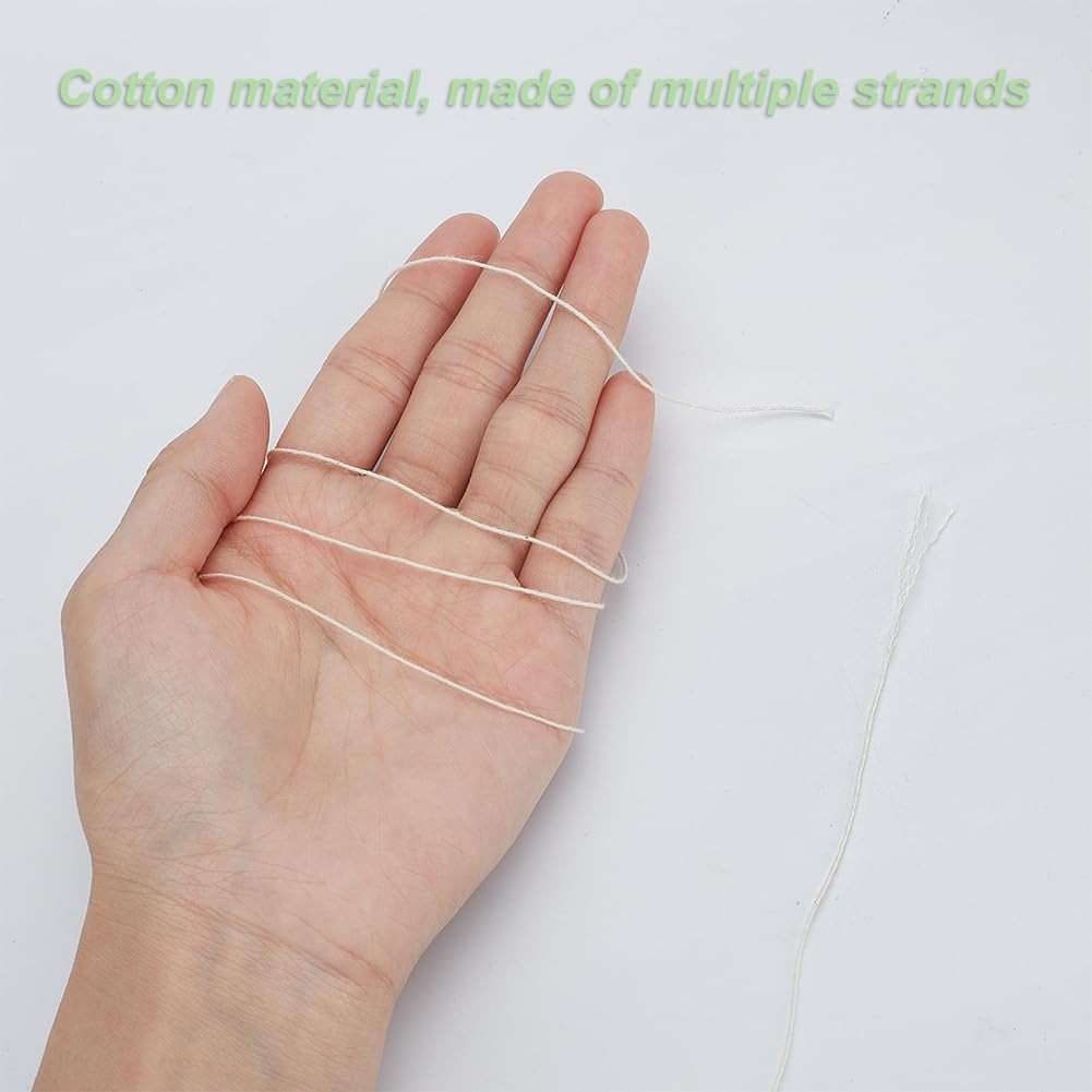 FREEBLOSS 300m Sashiko Thread 100% Cotton Embroidery Flosses White Hand Embroidery Thread 4 Strands Sashiko Quilting Thread for Sewing Needlework - Image 4