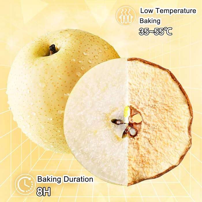 Dried Pears Slices Dehydrated Pear Pieces for Cocktails Garnish Bulk No Sugar Added Dry Fruit Chips for Tea Potpourri Baking Cooking Decor All Natural Vegan(6oz) - Image 5