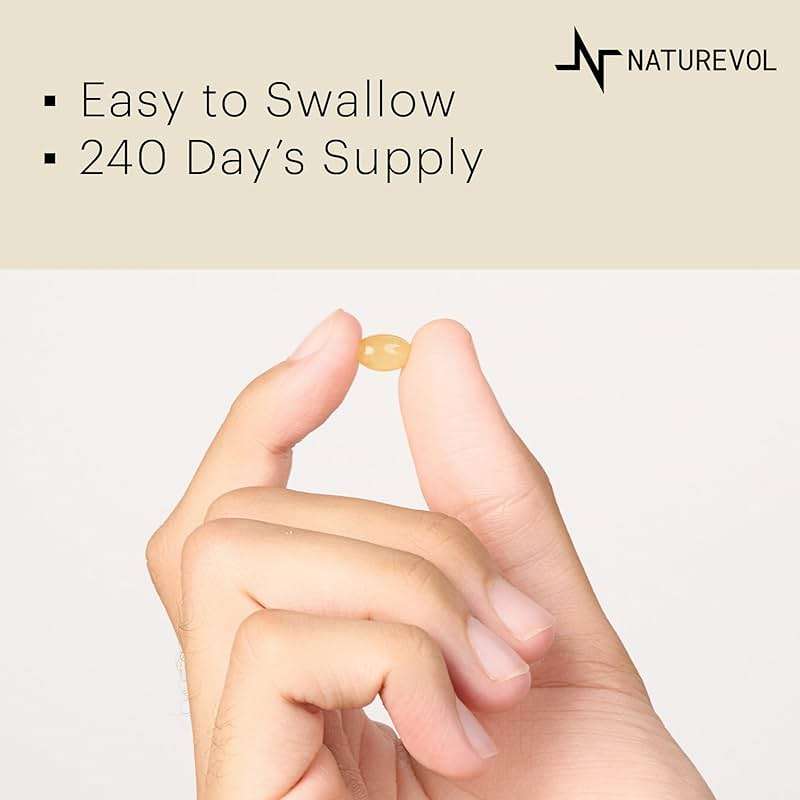NATUREVOL Vitamin D3 + K2 with Coconut Oil - D3 10,000 IU & K2 (MK-7) 200 mcg | 2-in-1 High Potency Support for Bone & Immune Health | Easy to Swallow | Non-GMO, Gluten & Soy Free - 240 Softgels - Image 5