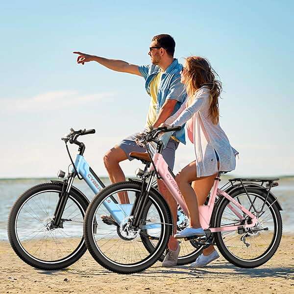 Cybervelo 750W Peak Electric Bike for Adults,up 80 Miles Removable Battery Ebike, 26" Electric E Bike with 7-Speed,Adult Electric Bicycles for Commute Beach Snow Womens/Man All Terrain - Image 7