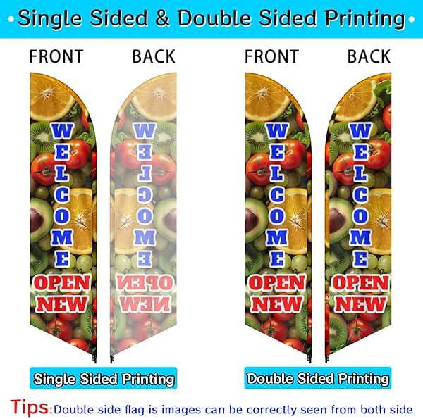 Custom Advertising Feather Flags for Outside Business 4 Sizes Personalized Advertising Flags Custom Logo Flag - Image 7