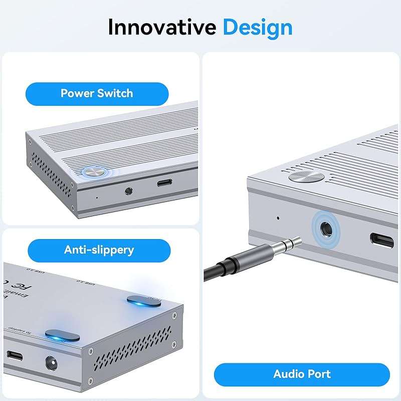 Displaylink Docking Station 3 Monitors with 120W Power Adapter, 14-in-1 Laptop Dock for MacBook M1/M2/M3/M4/Windows, 3XHDMI, 5 USB Ports, Ethernet, Audio, SD/microSD - Image 8