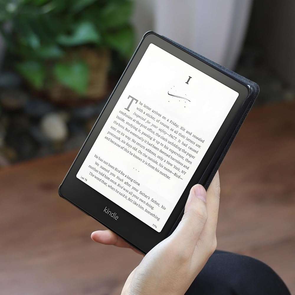 CoBak Case for Kindle Paperwhite 12th Gen 2024 (7") & Colorsoft Signature Edition - All New PU Leather Cover with Auto Sleep Wake Feature for Paperwhite Signature 2024 Released, Black - Image 7