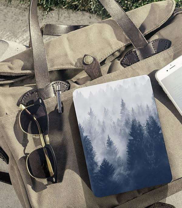 MoKo Case for All-new 7"Kindle Paperwhite 12th Generation 2024&Kindle Colorsoft Signature Edition 2024,Lightweight PU Protective Shell Cover with Auto Wake/Sleep for Kindle Paperwhite 2024,Gray Forest - Image 9