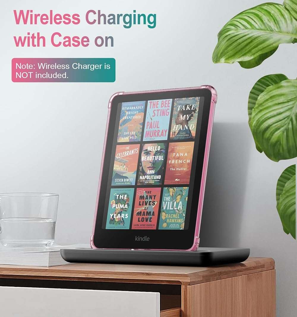 MoKo Case for All-New 7" Kindle Paperwhite (12th Generation-2024) and Kindle Colorsoft Signature Edition 2024, Ultra Thin Clear Flexible Transparent TPU Skin Bumper Back Cover Shell, Clear - Image 5