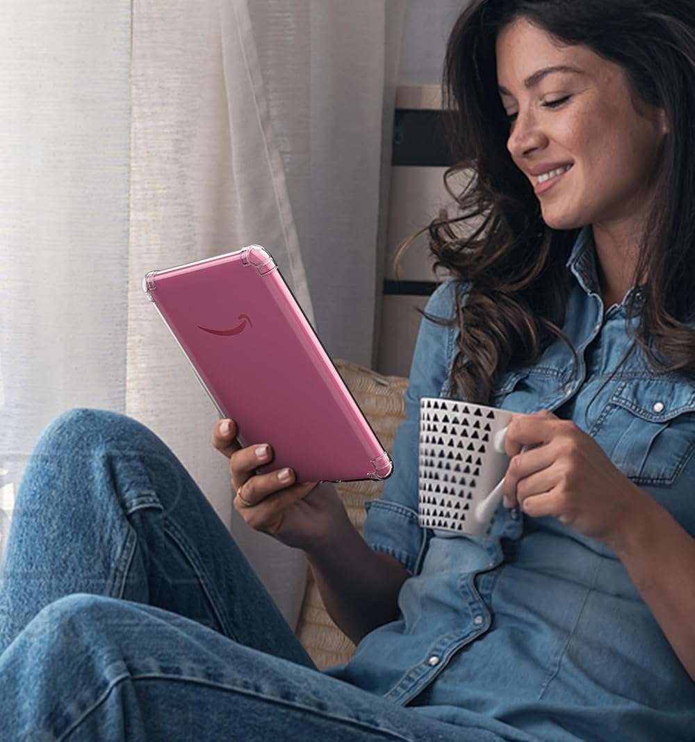 MoKo Case for All-New 7" Kindle Paperwhite (12th Generation-2024) and Kindle Colorsoft Signature Edition 2024, Ultra Thin Clear Flexible Transparent TPU Skin Bumper Back Cover Shell, Clear - Image 8