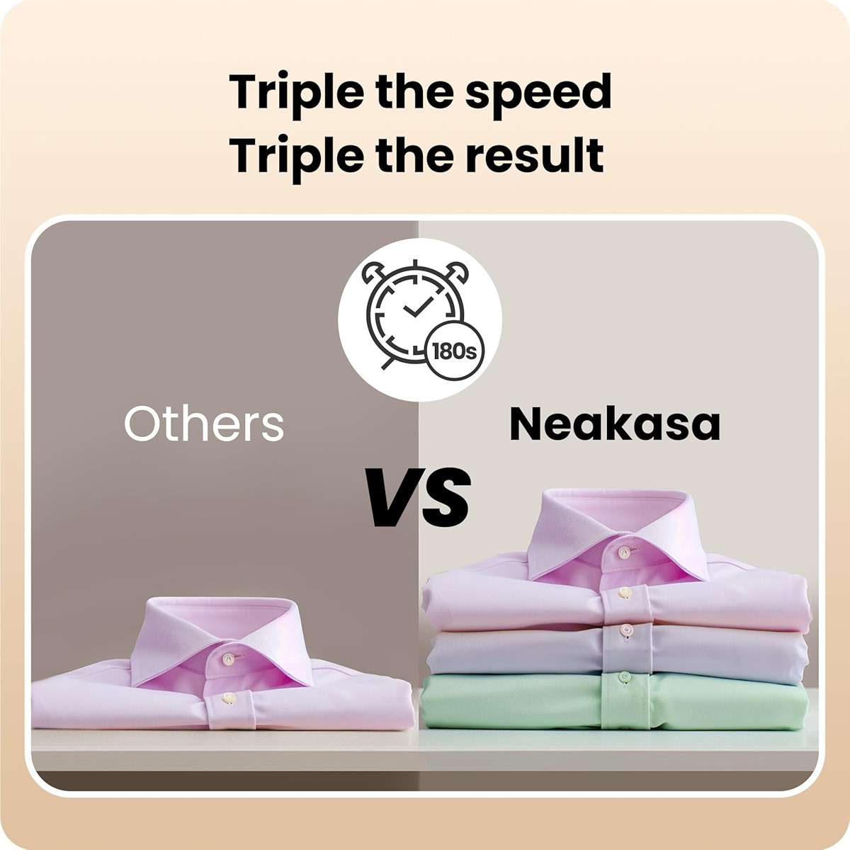 Neakasa Magic 1 Vacuum Steamer, Handheld Travel Garment Steamer for Clothes, 2300Pa Suction for Fabric Grip, Featuring Exclusive AirIron Technology (for 110-120V Use) - Image 5